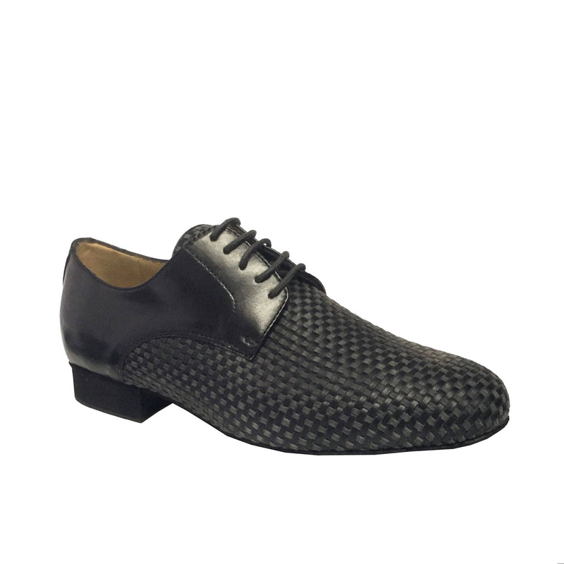 Nueva Epoca-Mens: Rio Negro | NY Black with Grey Suede | 1.0 Ultralite Standard Heel | Suede Sole | Medium | LIMITED EDITION