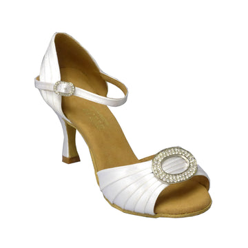 RUM: Elite Cleopatra: White Satin: 2.5" FL-MED