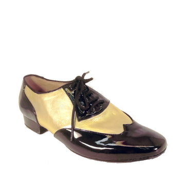 Mambo Shines-Mens: Azor: Black Ice & Gold-1.0" Standard | MED - WHILE SUPPLIES LAST