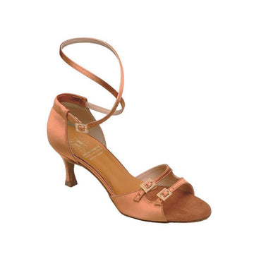 Supadance: S1618 | Dark Tan Satin | 2.0" Flare