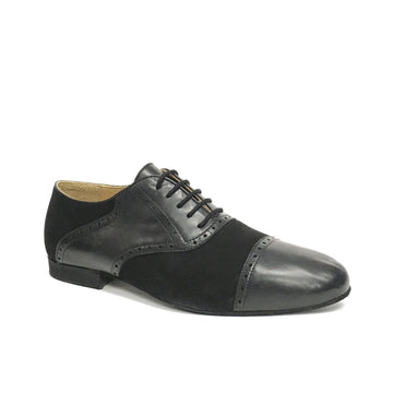 Werner Kern-Mens: Dillenburg Mibi | NY Black & Midnite | 0.75" UltraLite Heel | Suede Sole