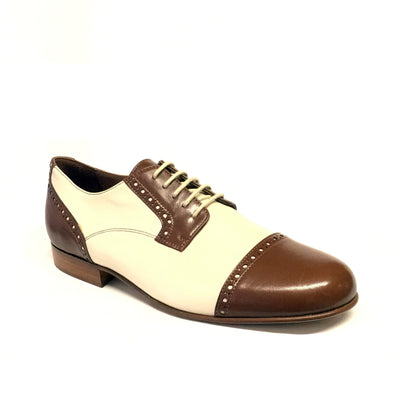Werner Kern-Mens: Koblenz LinD HS | Chocolate Eclair Leather | 1.0" Stacked Standard Heel | HARD SOLE | Medium | LIMITED EDITION