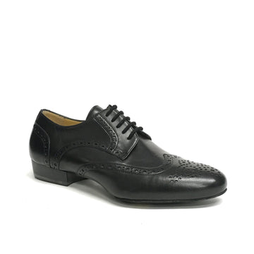 Werner Kern-Mens: Saxony U/P | UBERPOINT NY Black  | 1.2" Forte Heel | SPLIT SOLE | LIMITED EDITION