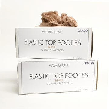 *Accessories: Box of Premium Quality Elastic-Top Try-On Footies