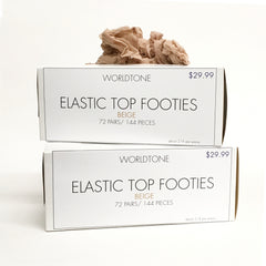 Accessories: Box of Premium Quality Elastic-Top Try-On Footies