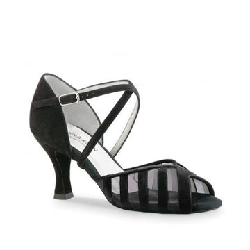 Anna Kern: Cinnia | Midnite Suede & Mesh | MED | 2.5" Flare
