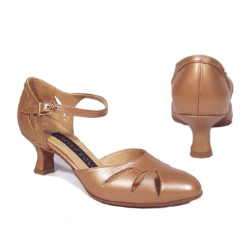 AN: Alameda: Summer Peach | 1.75" Palomita | WIDE | Suede Sole | While Supplies Last - Replaced by Armonia Palomita