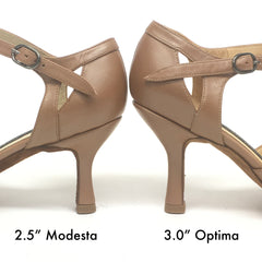 AN: Alameda: Summer Peach | 2.5" Modesta | MED | Suede Sole | Limited Edition