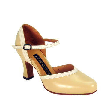 AN: Belleza: Creme Brulee | 3.0" 1940s | MED | Suede Sole | Limited Edition