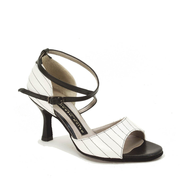 AN: Besitos: NY Pinstripe Modesta MED Suede Sole