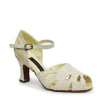 AN: Caverna: Ivory Vison Floral | 3.0" 1940s | MED | SUESO | Limited Edition
