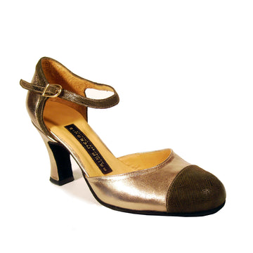 AN: Eterna Fresca: Iced Peach Kermi | 3.0" 1940s | MED | Suede Sole | Limited Edition