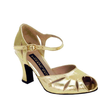 AN: Melina: 24 Karat Gold | 3.0" 1940s | MED | Suede Sole | Limited Edition