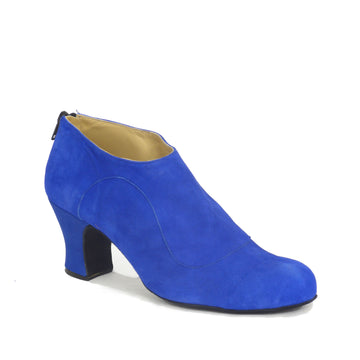 Begona Cervera: Cordoba: Cobalt Blue Suede | 2.5" Carrete | MED | Suede Sole | Limited Edition