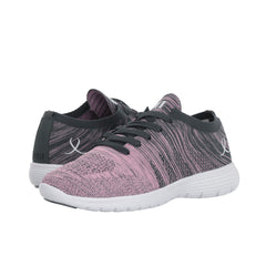 Bloch:  Omnia Dance Sneaker  | Pink & Grey: Full Rubber Sole