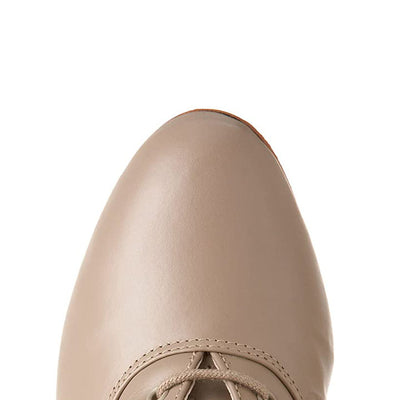 Capezio: Can-Can: Tan leather | 2.5" Chorus | MED & Wide | HARDSOLE