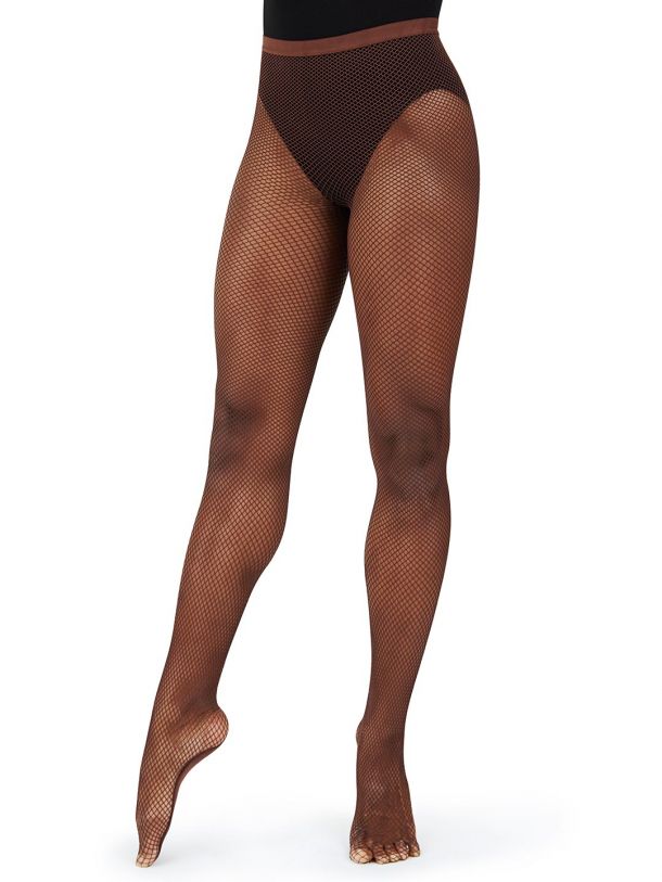 Women's Fishnet Tights: Black and Nude Tights