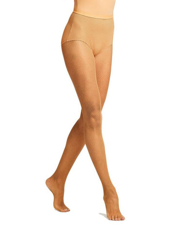 Capezio: Professional Seamless Fishnet Tights - #6 TOASTED ALMOND