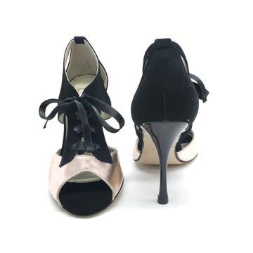 DelMago Talons 2.0: The Enchantress: Rose Gold & Midnite | 3.5" Diosa  | MED | TINA - Hard Sole | Limited Edition