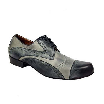 DelMago 2.0 Theatrical Shoes: The Magician: Smoke and Mirror Image: 1.0" Standard