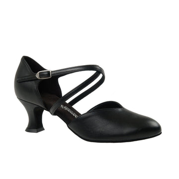 Diamant: Marlene: Black Leather | 2.25" Spanish | Medium