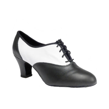 Freed: Roma: Black & White Leather/Nubuck | 2.0" Shaped | MED