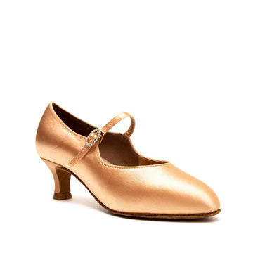 DanceClub: Womens Standard SC7904 | London Peach Satin: 2.0" Flare