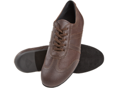 Diamant-Mens: Beckham: Distressed Brown Leather | .5" Wedge | WIDE | Suede Sole