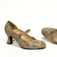 AN: Serafina Fresca: Autumn Flowers | 2.5" Famosa | MED | Suede Sole | Limited Edition