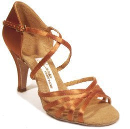 Aida: Karina RT 3.0"Slim | Tan Satin MED