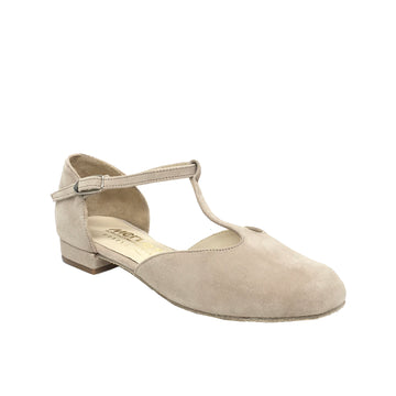 MERLET: Lucille Rond: Tan Suede | 0.5" Gentil | MED