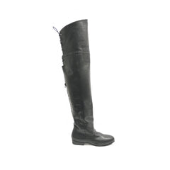 DelMago Theatrical Boots 3.0x: The Swashbuckler - Thigh-High: Blackbeard Nappa | .75" Ultralite | MED | Suede Sole | LIMITED EDITION