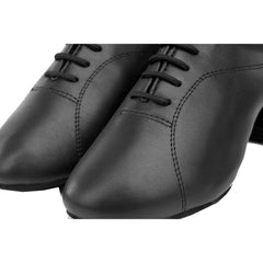 Supadance-Mens: S8500 | Malitowski Latin Shoe: Black Leather | 1.5'' Latin | MED