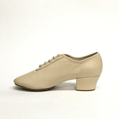 Ray Rose Artsport: Solstice: Beige (light) NON-PERFORATED Leather-1.5" Latin