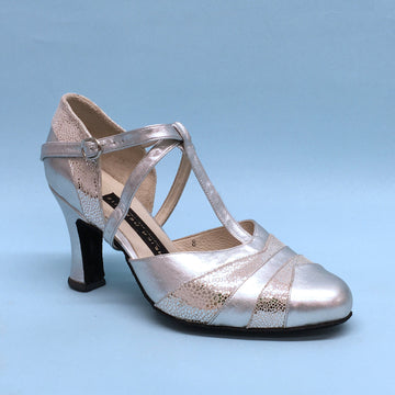 AN: Paseo Infini-T FLEX 42: Silver Honeycomb | 3.0" 1940s | MED | Suede Sole | Limited Edition