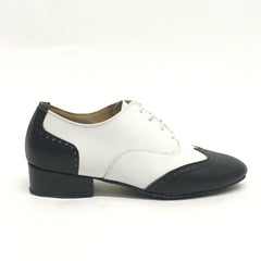 Stagelight: Monte Carlo Spatz: New York Black & White Leather | 1.0" Standard | MED