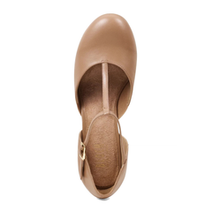 Bloch: Character Flex: Tan Leather | 2.25" Louie | MED | Suede Sole