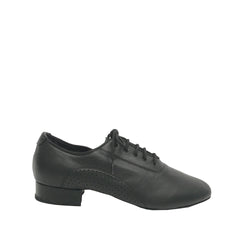 STEPHANIE-Mens: Victor: Black Leather | 1.0" Standard | MED | SPLIT SOLE