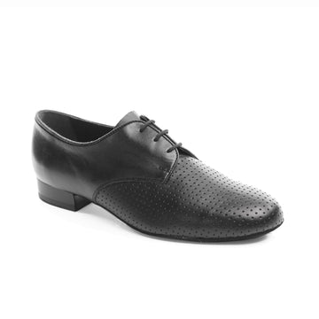 Supadance-Mens: S6000 | Men's Practice: Black Perforated Leather