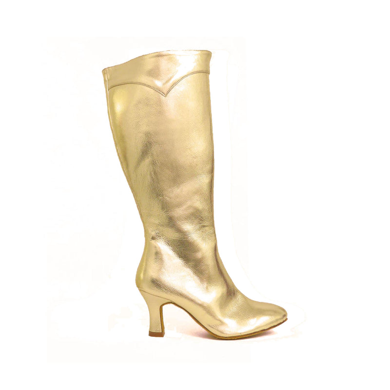 Zorra Boot: Pure Gold-2.5" Playbill Heel