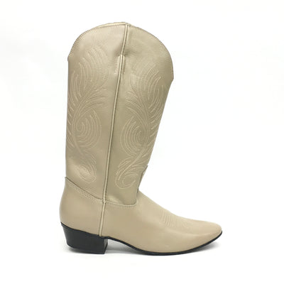 Evenin Star: Vicki Pro Boot: Texas Tan Leather | 1.5" C | MED | Suede Sole |  Pro Unstructured Toe