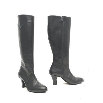 DelMago 3.0 Theatrical Boots: The Raven: Presto Nero Nappa | Medium | 2.75" Lumiere Heel