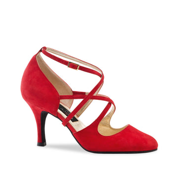 Nueva Epoca: Marissa | RICA | Strawberry Suede | 2.25" Aria (60mm) | MED | Suede Sole