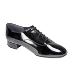 International-Mens: Contra Pro: Black Patent  | 1.0" Standard | Available in Medium & Wide