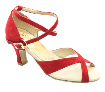 Kel/Eleg: Duchess: Red Suede | 2.25" Encino Heel | MED
