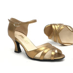 MERLET: Angeline - Bronze Leather | 2.5" Baroque Flare