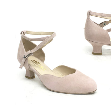 MERLET: Cloe - Blush Suede | 1.75" Baroque | MED