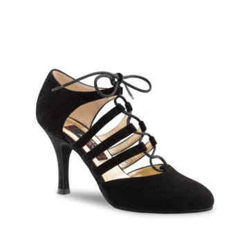 Nueva Epoca: April | RICA | Midnite Caviar | 3.25" Aria (80mm) MED | Suede Sole