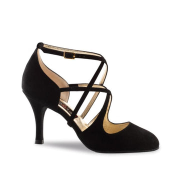 Nueva Epoca: Marissa | RICA | Midnite Suede |  3.25" Aria (80mm) MED | Suede Sole