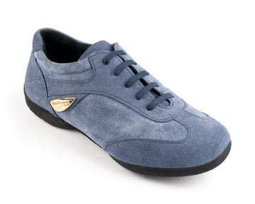 PortDance: Soledad Sneaker: Denim Blue Twinkle: Split Rubber Sole